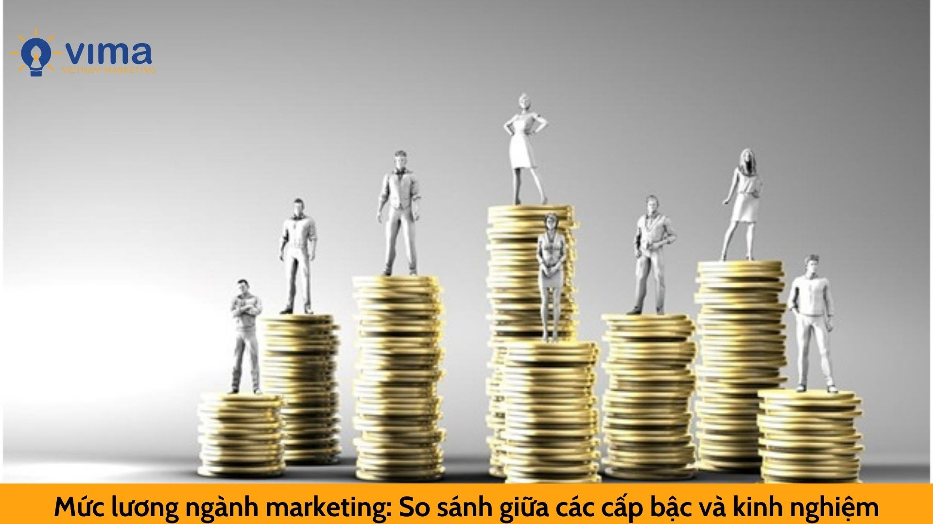 Mức lương ngành marketing: So sánh giữa các cấp bậc và kinh nghiệm